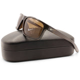 Nike Chronicle Sunglasses Shiny Transparent Brown/Brown Unisex Sunglasses CW4656 220
