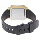Casio Gold Black Retro Style Unisex Multifunction Digital Watch A100WEFG-9A