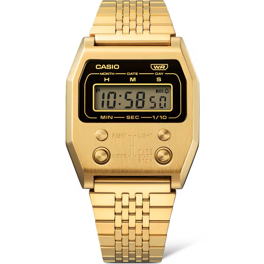 Casio Gold Vintage Retro Style Unisex Digital Watch A1100G-5