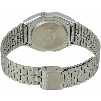 Casio A159WA-N1 Silver Retro Stainless Steel Digital Unisex Watch (Made in Japan)