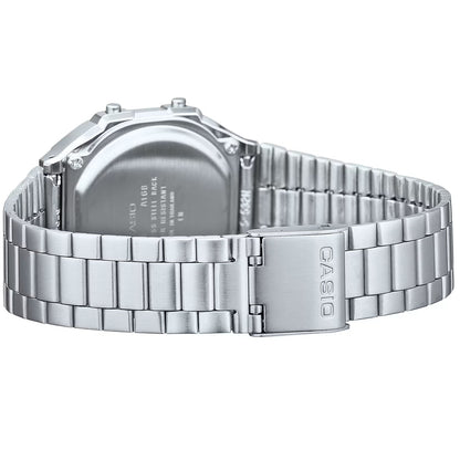 Casio Silver Stainless Steel Retro Vintage Unisex Digital Watch A168WA-1W