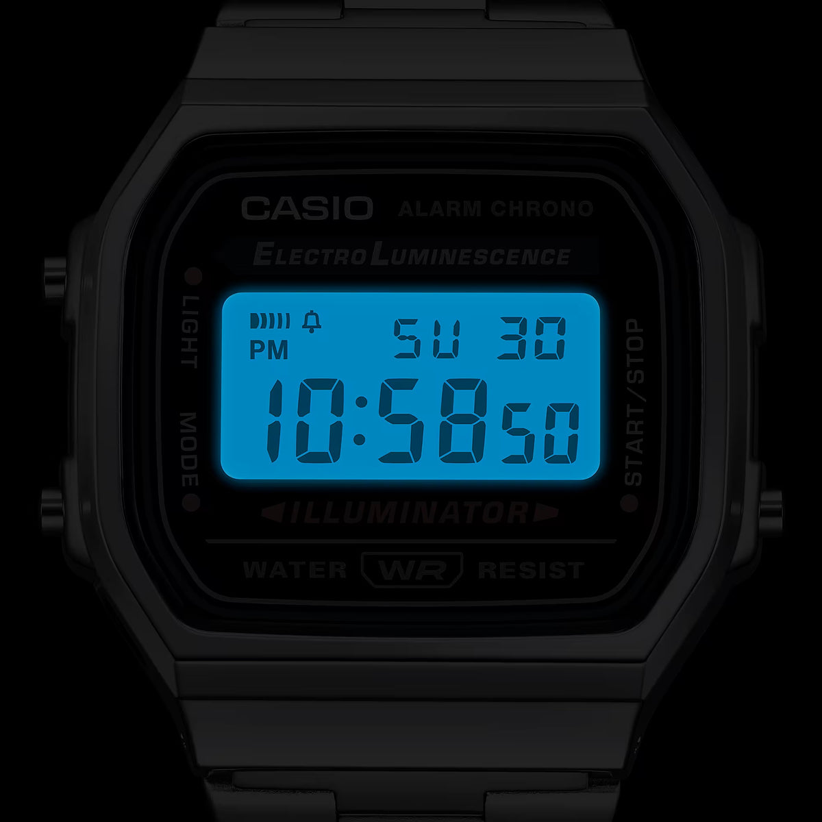 Casio Silver Stainless Steel Retro Vintage Unisex Digital Watch A168WA-1W
