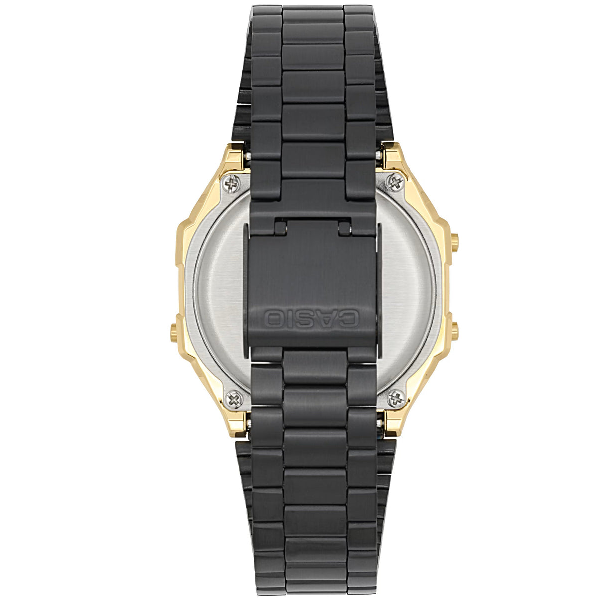 Casio Black Gold Retro Vintage Style Unisex Digital Watch A168WEGB-1B