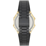 Casio Black Gold Retro Vintage Style Unisex Digital Watch A168WEGB-1B