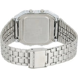 Casio Vintage Classic Silver-Tone World Time Digital Watch A500WA-1
