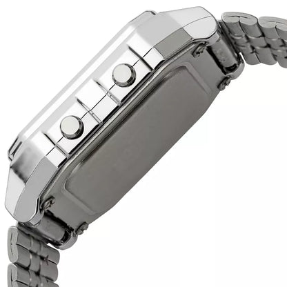 Casio Vintage Classic Silver-Tone World Time Digital Watch A500WA-1
