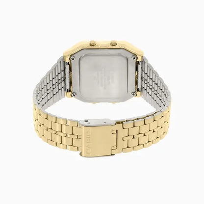 Casio Vintage Style World Time Gold Unisex Digital Watch A500WGA-1