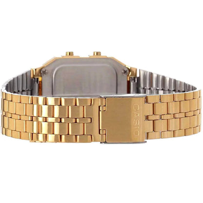 Casio Gold Vintage Style World Time Unisex Digital Watch A500WGA-9