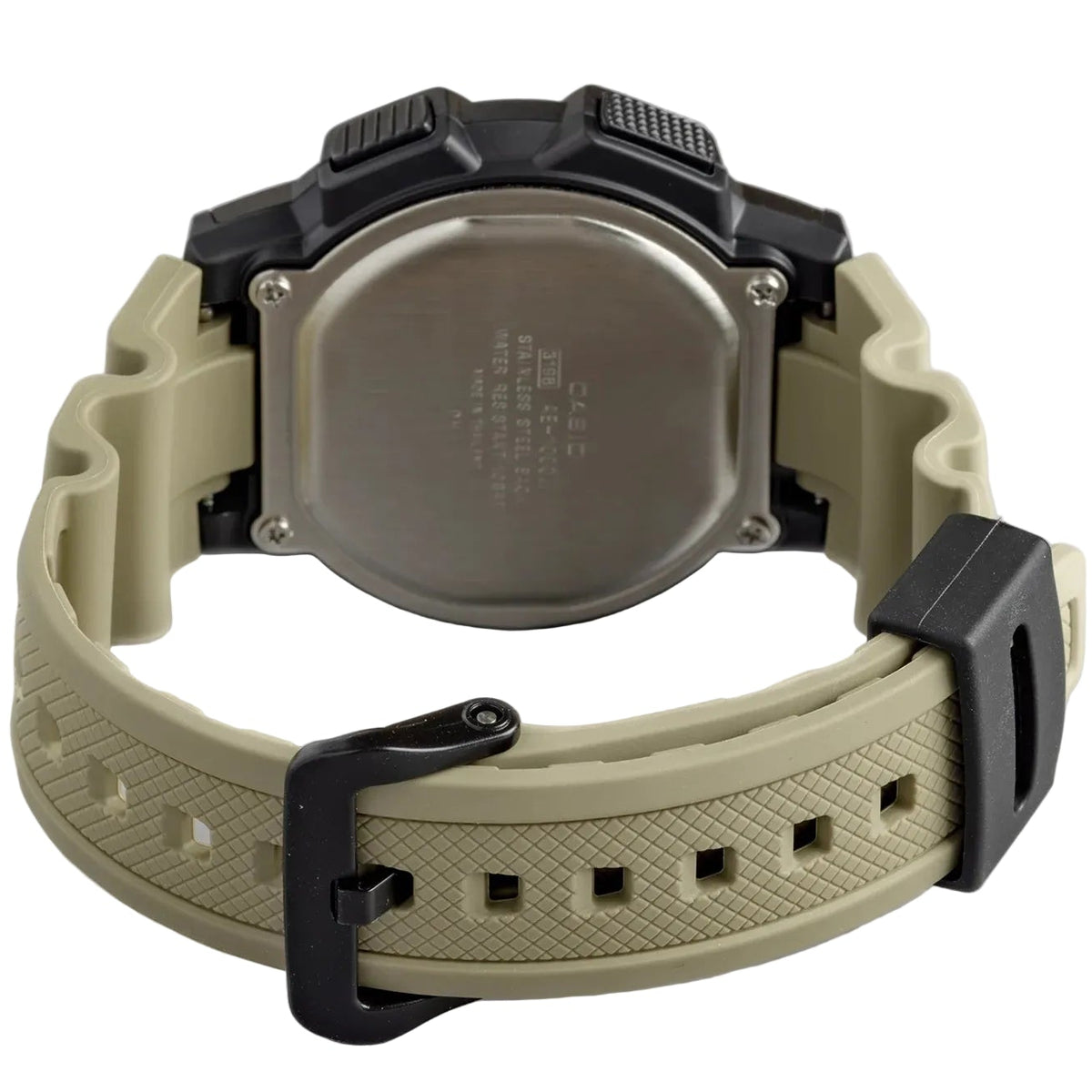 Casio Black/Khaki 100m Multifunction Unisex Digital Sports Watch AE-1000W-5A