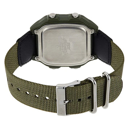 Casio Green Cloth Strap 100m Unisex Digital Watch AE-1200WHB-3BV