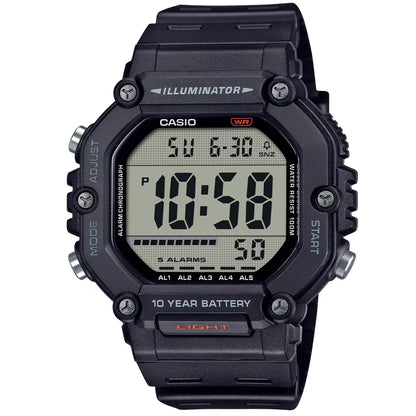 Casio Black 100m Men’s Multifunction Digital Sports Watch AE-1600H-1AV