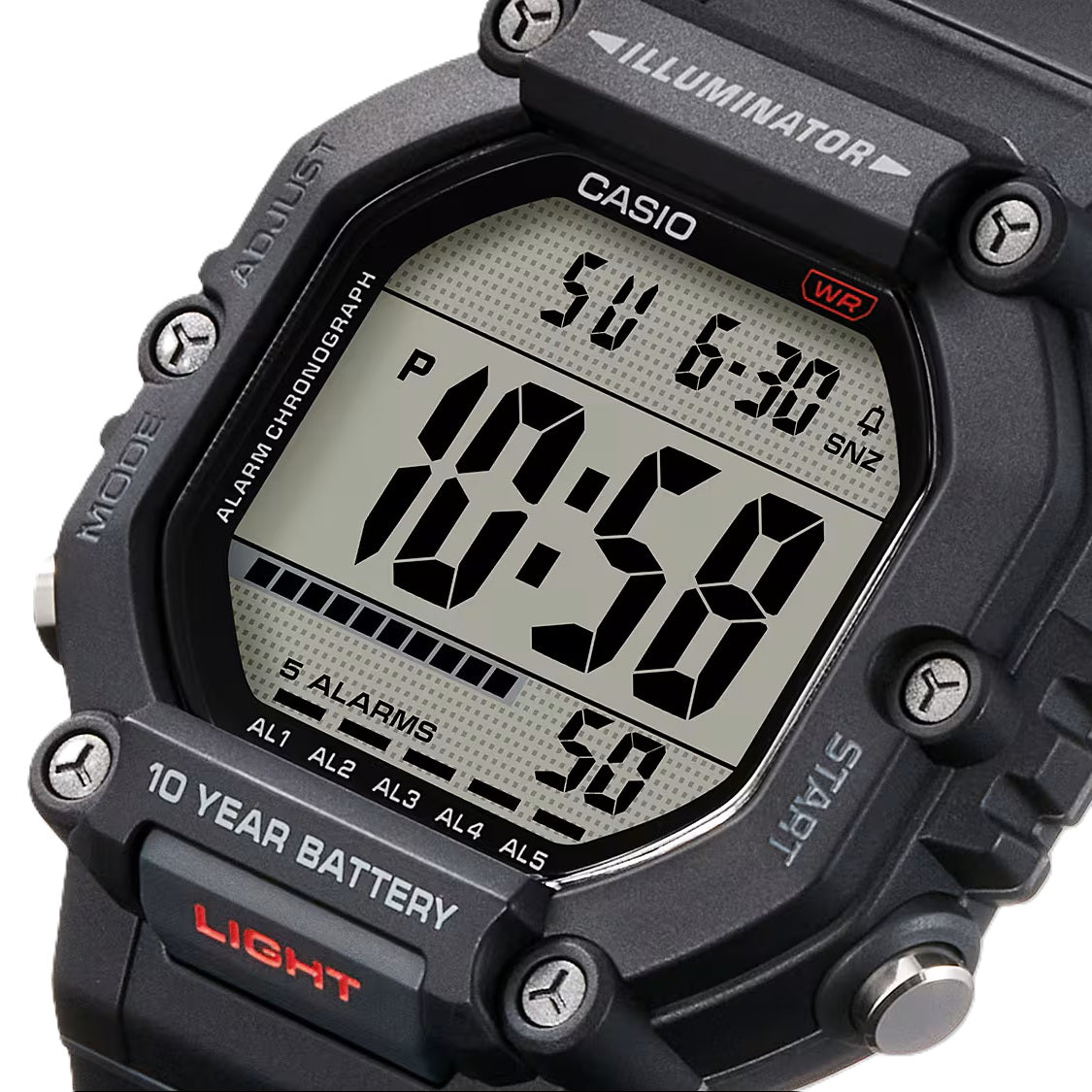 Casio Black 100m Men’s Multifunction Digital Sports Watch AE-1600H-1AV