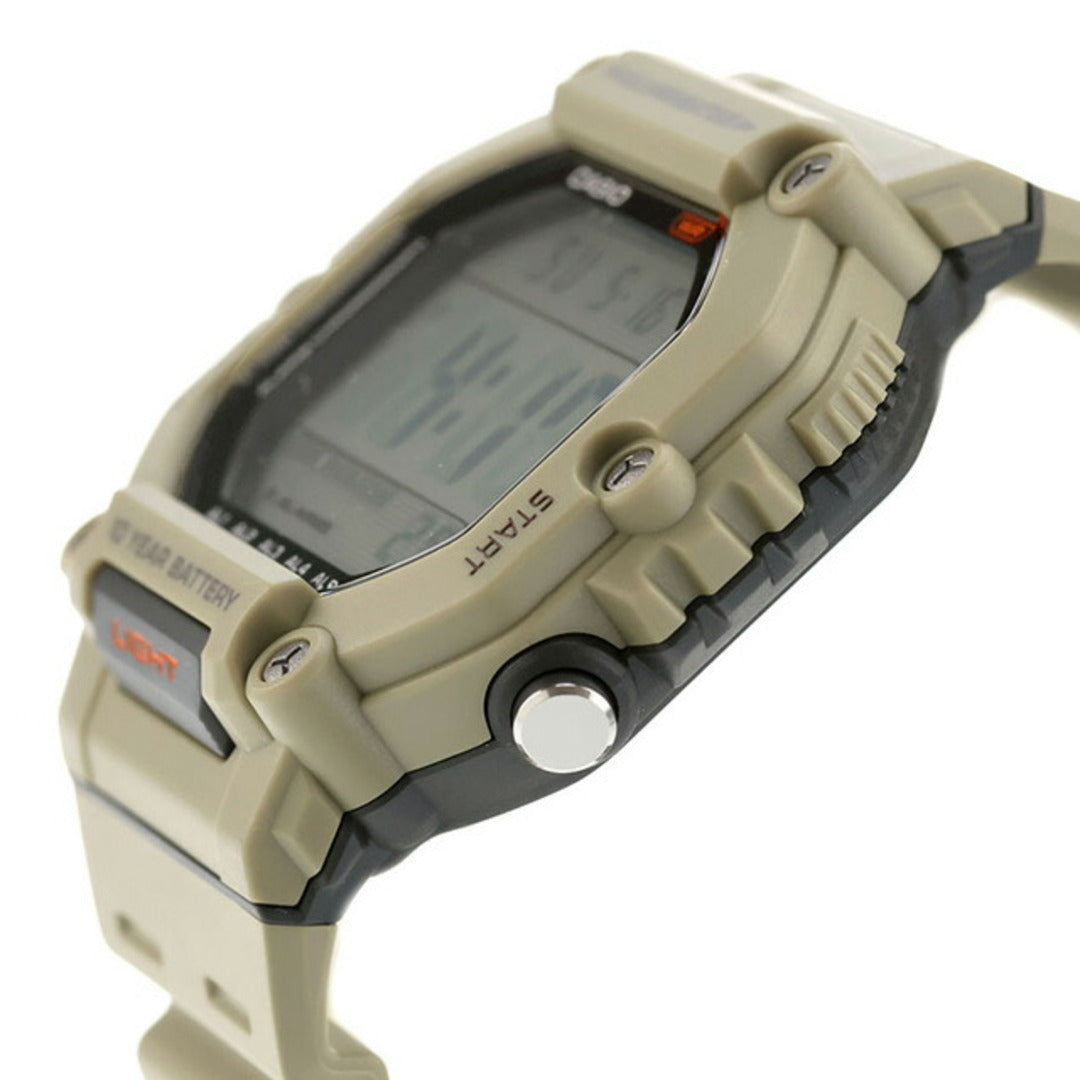 Casio Khaki/Grey Resin Men’s 100m Multifunction Digital Watch AE-1600H-5AV