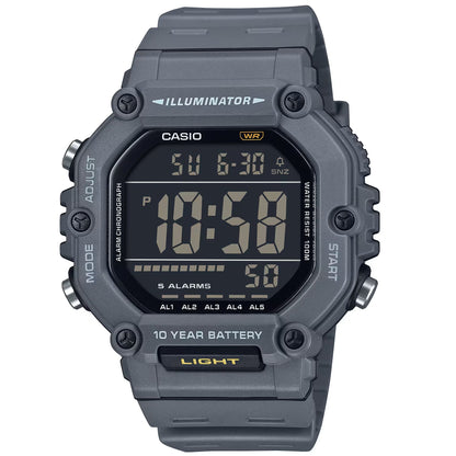 Casio Grey/Black Dial Men’s 100m Multifunction Digital Watch AE-1600H-8BV