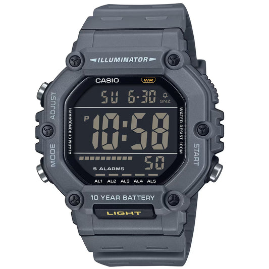 Casio Grey/Black Dial Men’s 100m Multifunction Digital Watch AE-1600H-8BV