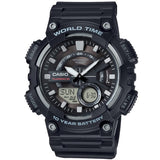 Casio Black 100m Men's Analog Digital Sports Watch AEQ-110W-1A