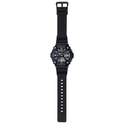Casio Black Men's 100m Digital-Analog Extra Large Sports Watch AEQ-120W-1AV