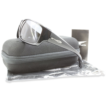 Arnette Cheat Sheet Gloss Black/Grey Men's Sports Sunglasses AN4166 211387