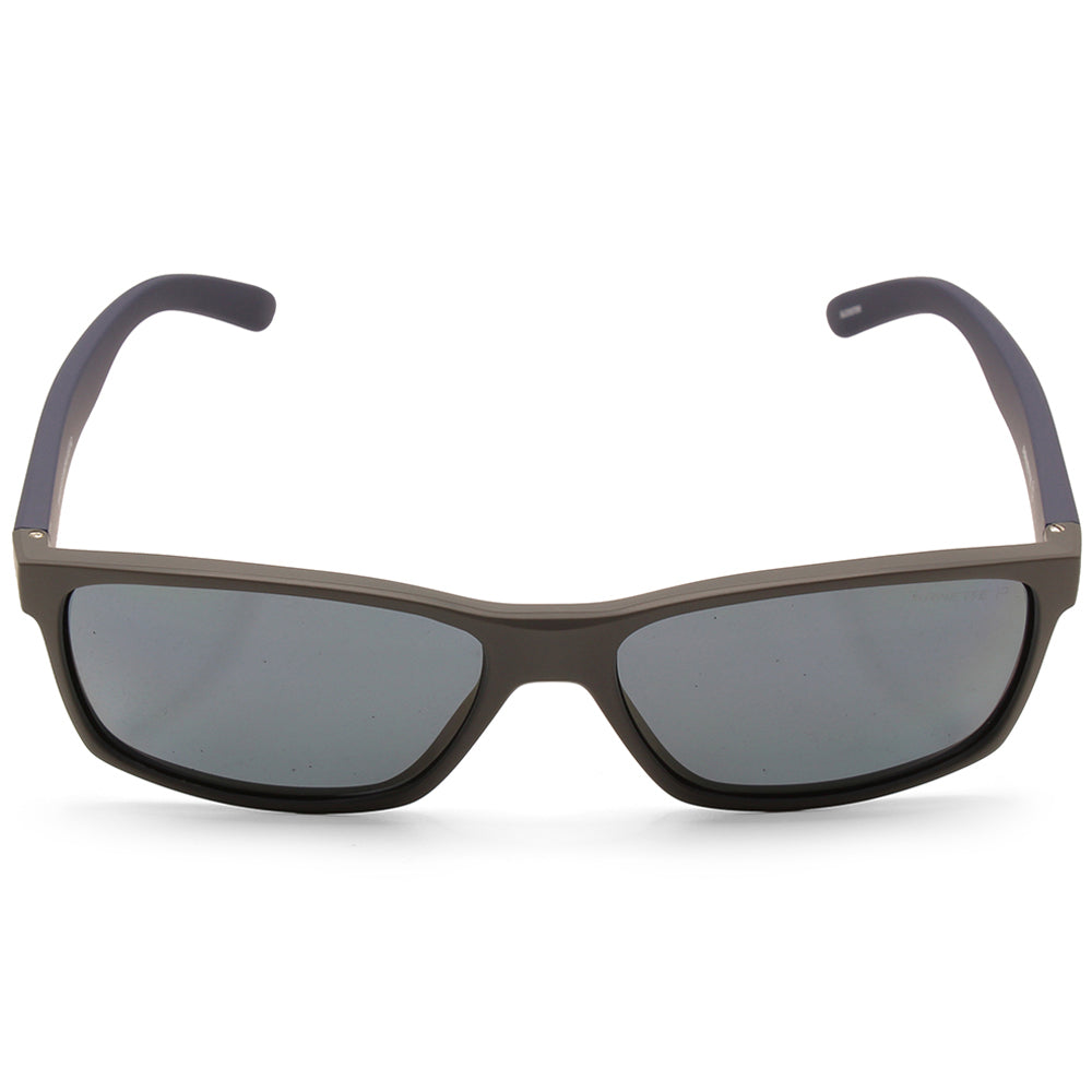 Arnette Slickster Matte Dark Grey/Dark Blue Polarised Unisex Sunglasses