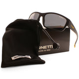 Arnette Bushwick Matte Black/Dark Grey Men's Polarised Sunglasses AN4256 01/81
