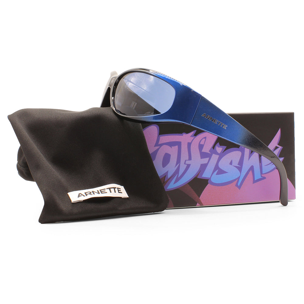 Arnette Catfish Black-Blue Gradient/Dark Blue Sunglasses AN4302 281880