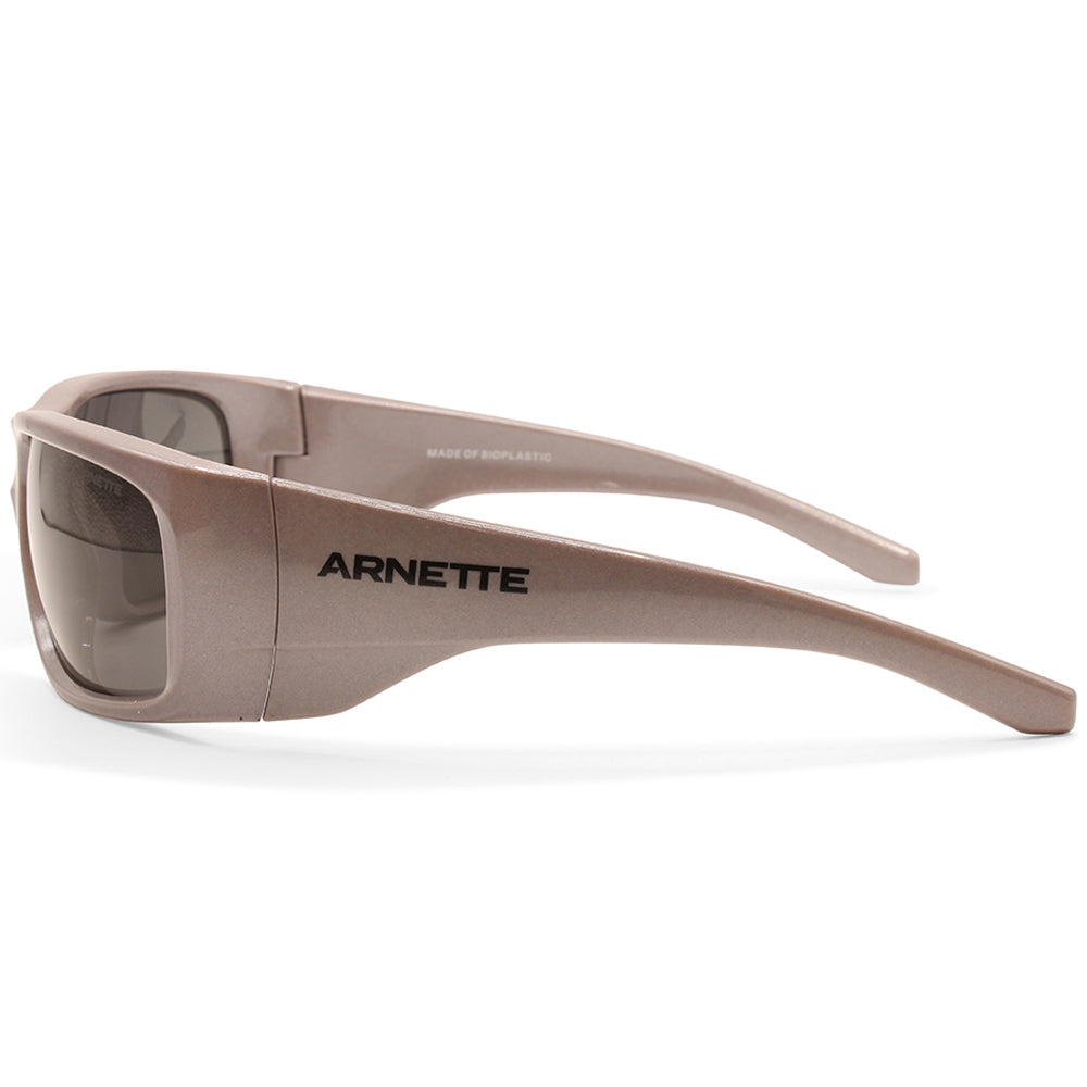 Arnette Flipside Metallic Grey/Dark Grey Men's Sports Sunglasses