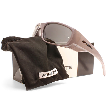 Arnette Flipside Metallic Grey/Dark Grey Men's Sports Sunglasses