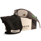 Arnette Flipside Matte Grey/Grey-Silver Mirror Men's Sports Sunglasses