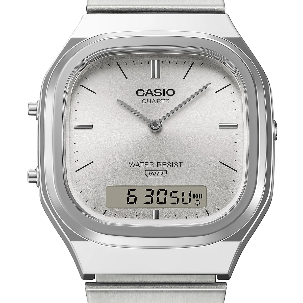 Casio Silver Vintage Style Unisex Analog Digital Watch AQ-240E-7A