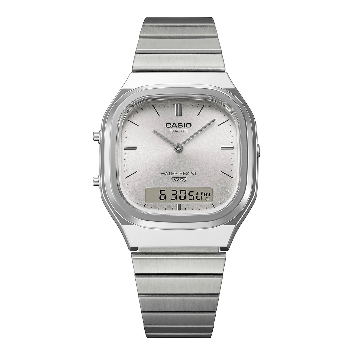 Casio Silver Vintage Style Unisex Analog Digital Watch AQ-240E-7A