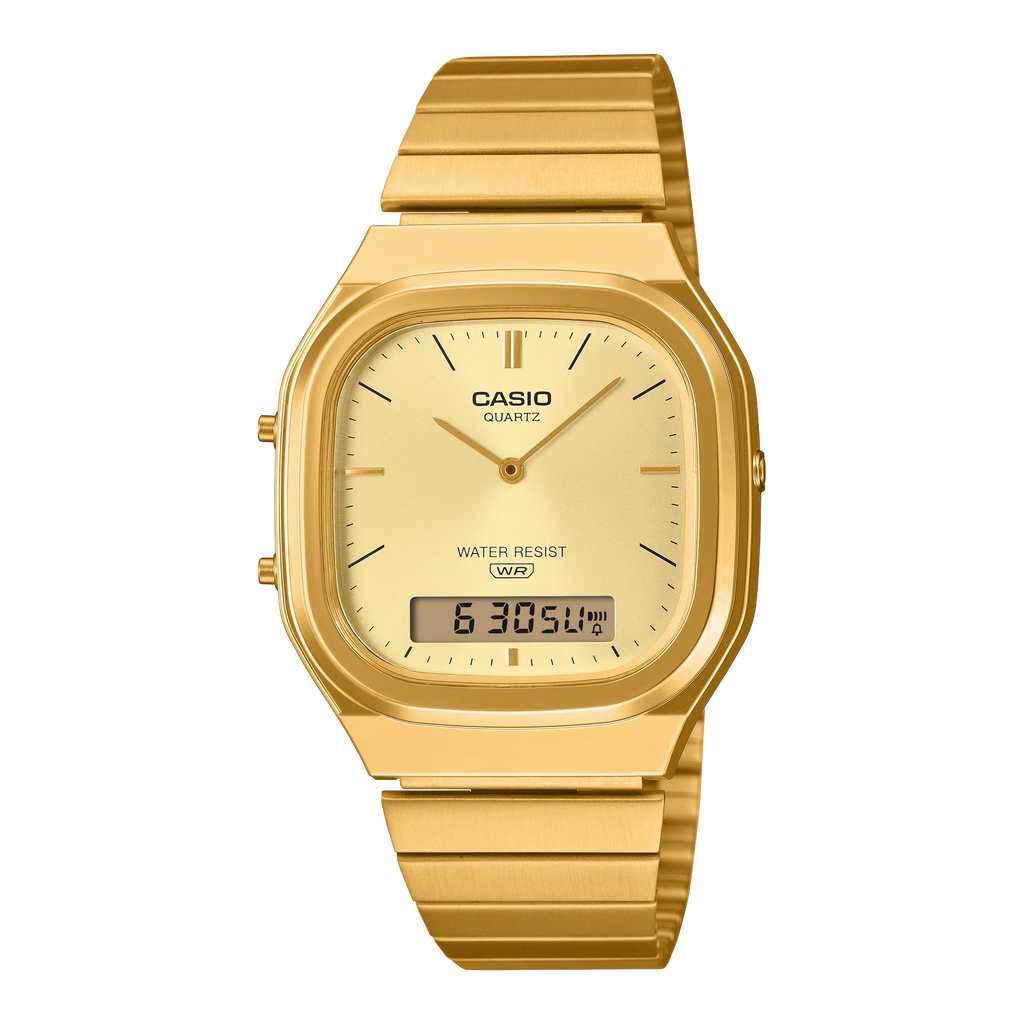 Casio Gold Vintage Style Unisex Analog Digital Watch AQ-240EG-9A