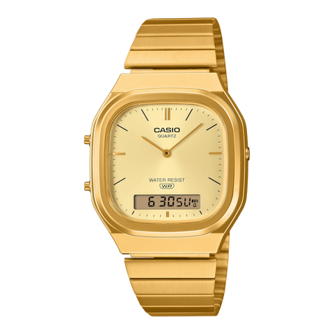 Casio Gold Vintage Style Unisex Analog Digital Watch AQ-240EG-9A