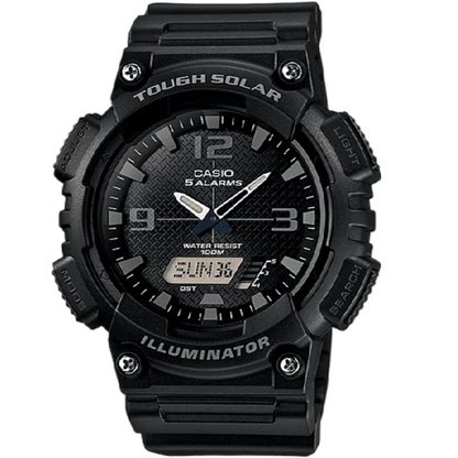 Casio Black Tough Solar Men's 100m Digital-Analog Sports Watch AQ-S810W-1A2V