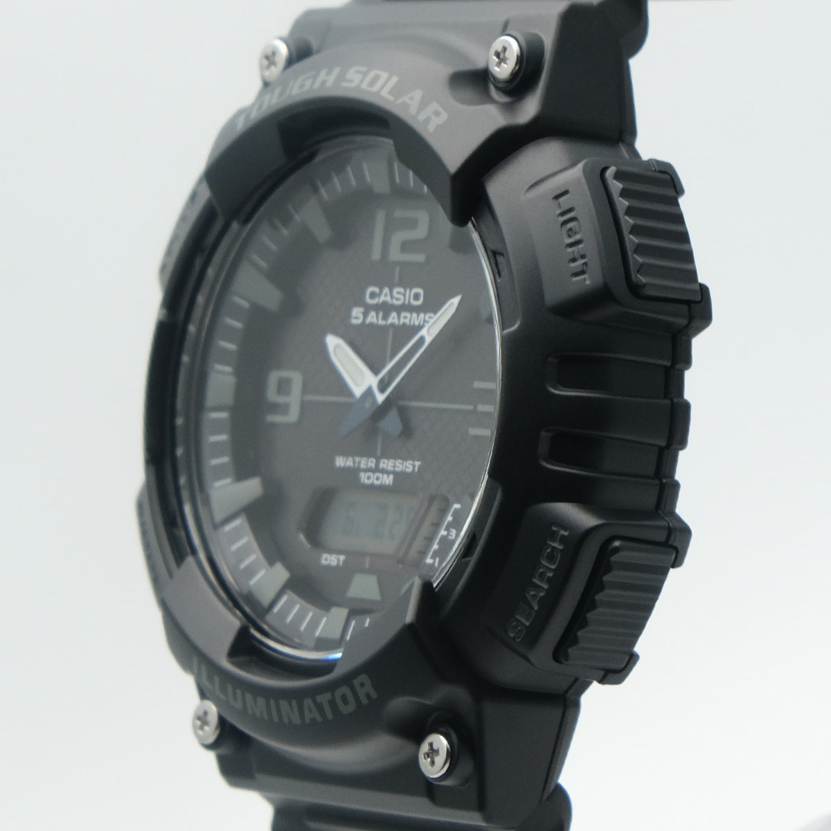 Casio Black Tough Solar Men's 100m Digital-Analog Sports Watch AQ-S810W-1A2V