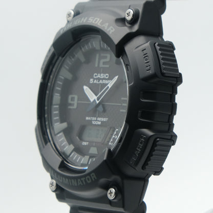 Casio Black Tough Solar Men's 100m Digital-Analog Sports Watch AQ-S810W-1A2V