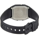 Casio Black/Silver Dual Time Unisex 50m Digital Analog Watch AW-48HE-7A