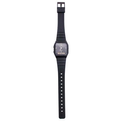 Casio Black Dial 50m Dual Time Unisex Digi-Analog Watch AW-48HE-1A