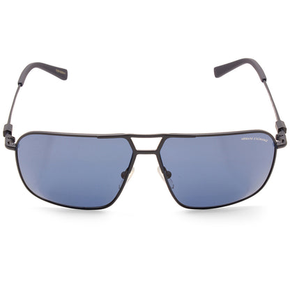 Armani Exchange Navigator Matte Blue/Blue Men's Sunglasses AX2050S 609980