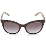 Armani Exchange Shiny Black/Grey Gradient Women's Fashion Sunglasses AX4094S