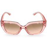 Armani Exchange Shiny Transparent Pink/Pink-Grey Gradient Women's Sunglasses