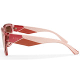 Armani Exchange Shiny Transparent Pink/Pink-Grey Gradient Women's Sunglasses