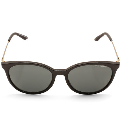 Armani Exchange Shiny Black/Grey Women's Designer Sunglasses 0AX4140S 815887