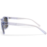 Armani Exchange Transparent Blue/Blue Mirror Men's Sunglasses AX4145S 834555