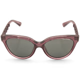Armani Exchange Transparent Violet/Grey Women's Sunglasses AX4148SU 835987