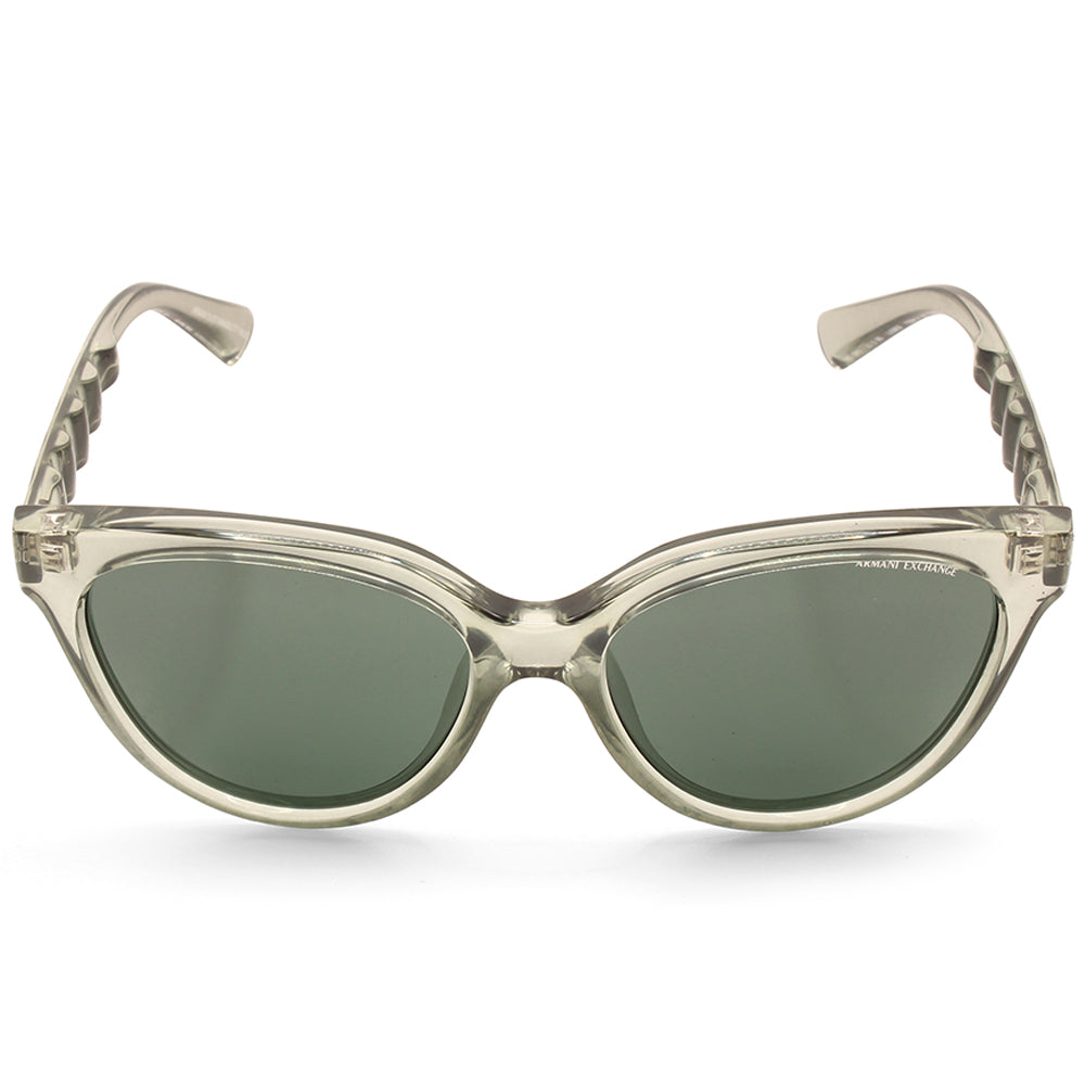 Armani Exchange Transparent Grey/Grey Women's Sunglasses Designer AX4148SU
