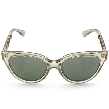 Armani Exchange Transparent Grey/Grey Women's Sunglasses Designer AX4148SU