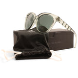 Armani Exchange Transparent Grey/Grey Women's Sunglasses Designer AX4148SU