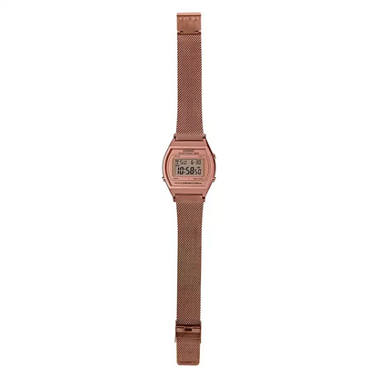 Casio Rose Gold Mesh Band Women's Classic Digital Watch B640WMR-5A