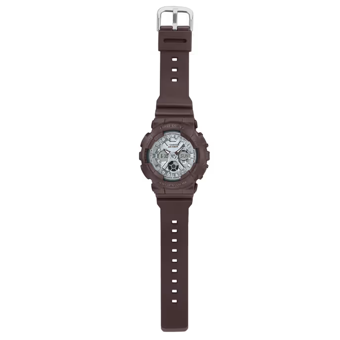 Baby-G Brown/Silver Sweets Collection Women's 100m Sports Watch BA-130SW-5A