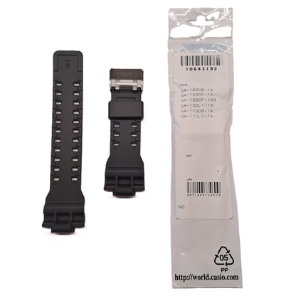 G-Shock Matte Black Genuine Replacement Strap 10643192 to suit GA100CB-1A